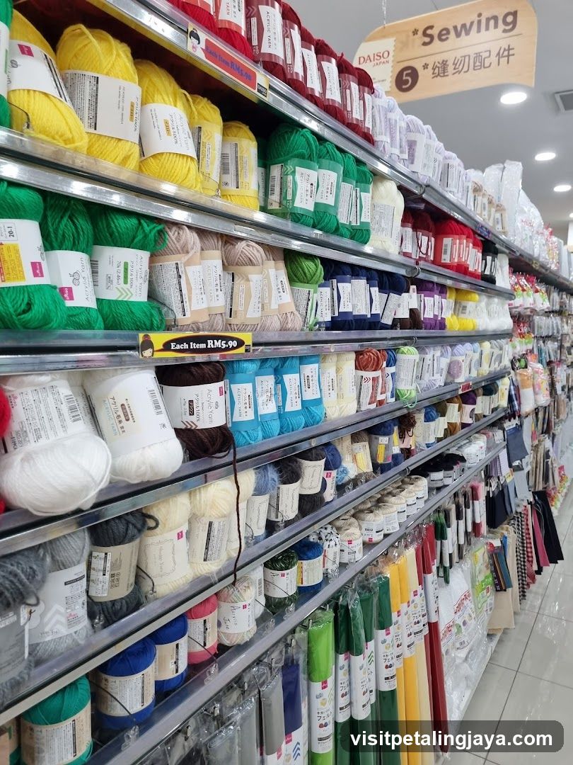 Daiso Sewing Section
