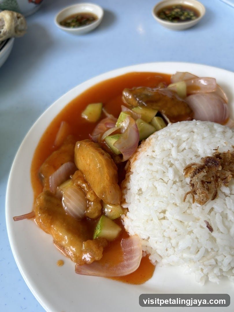 Schezuan Chicken Rice Plate