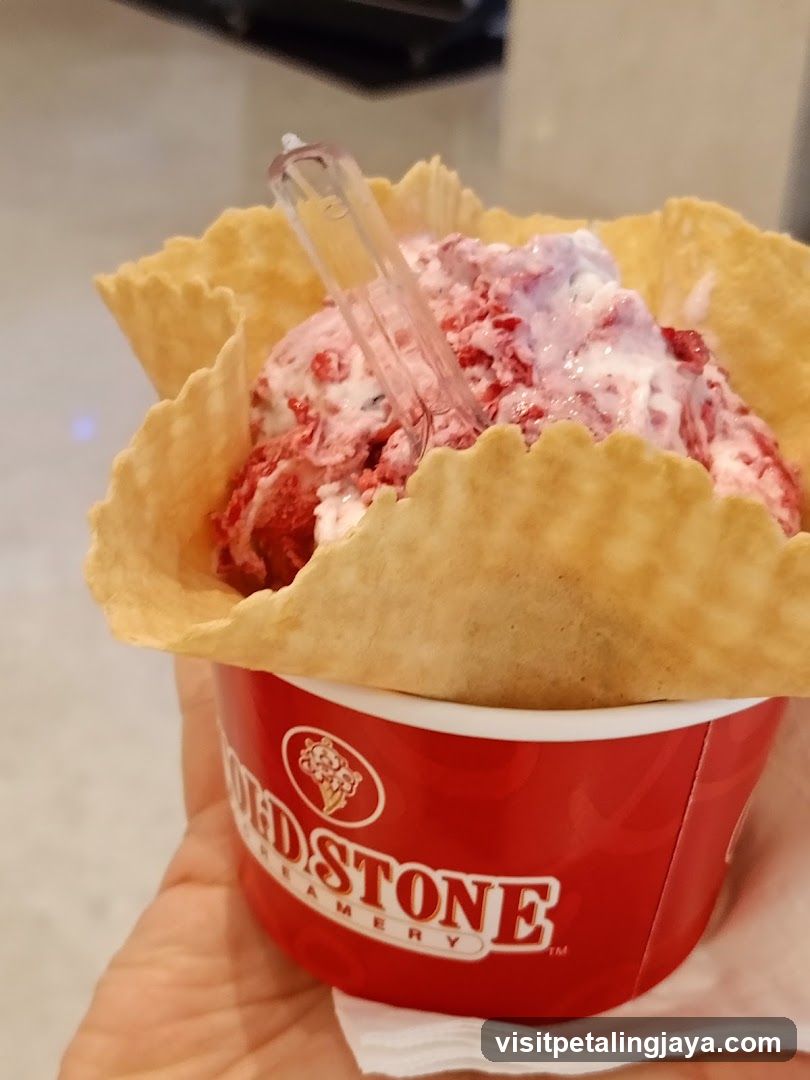 Cold Stone Creamery Ice Cream Cup