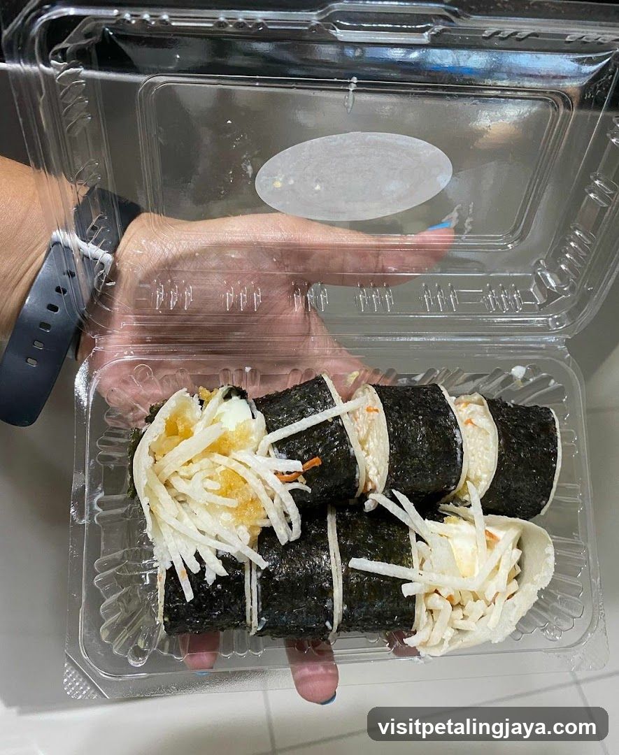 Sushi Rolls in Container