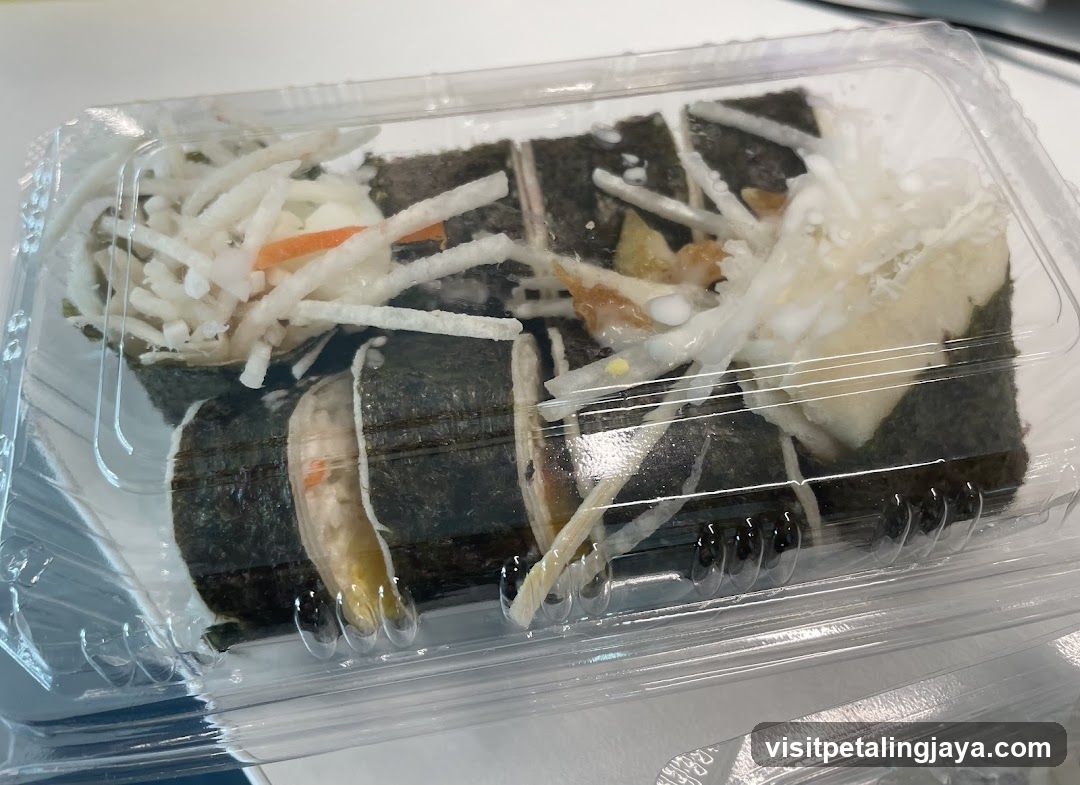 Sushi Roll in Plastic Container