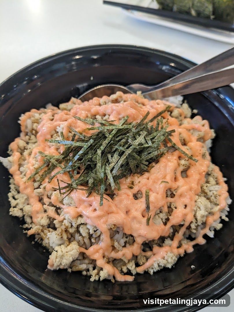 Bowl with Sauce and Toppings