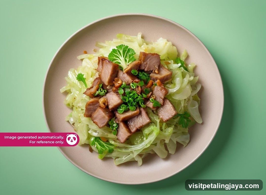 Stir-fried Cabbage with Meat
