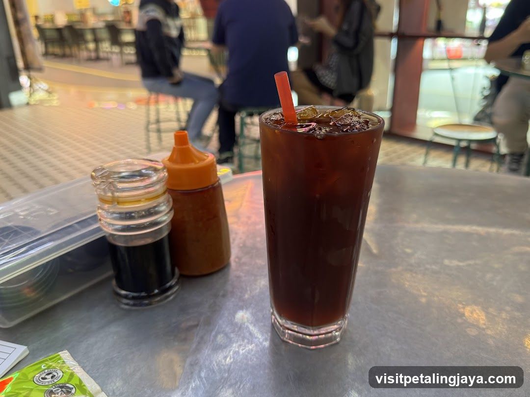 Iced Tea with Condiments