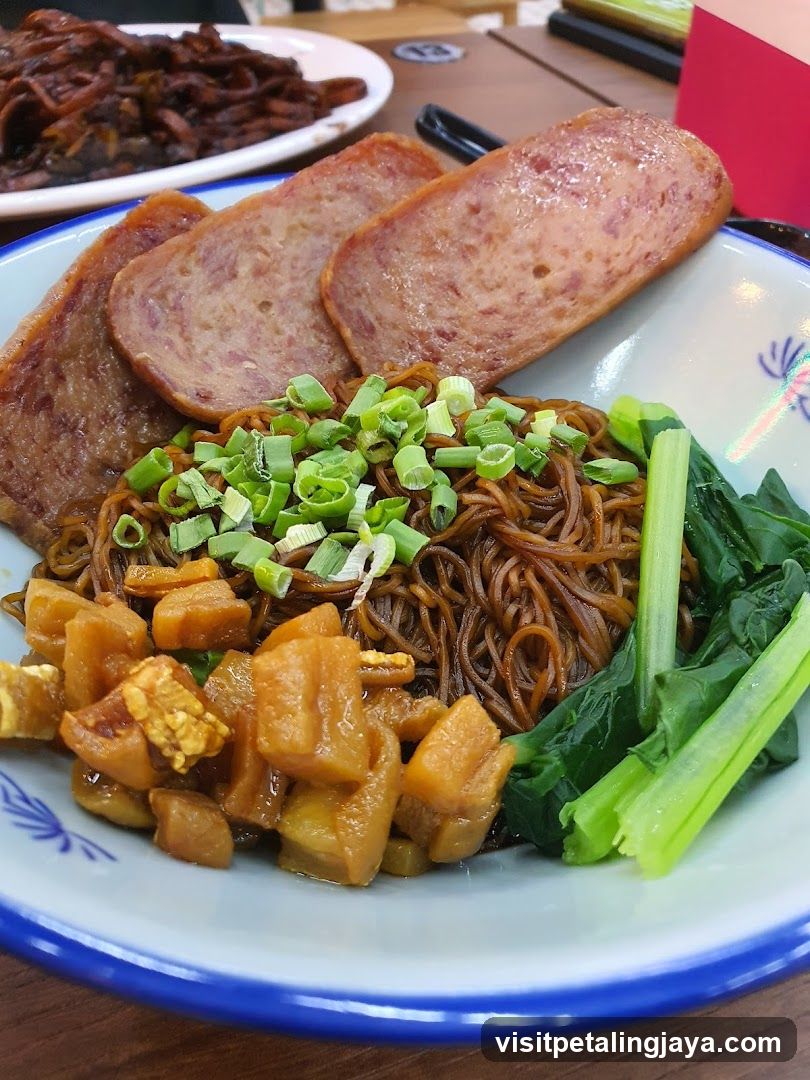 Noodle Dish with Sausage and Greens