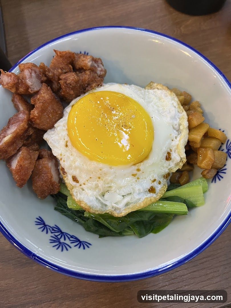 Fried Rice Bowl with Egg and Pork