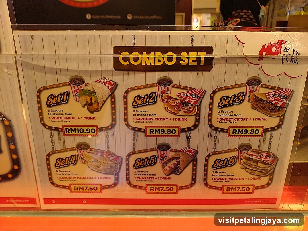 Combo Set Menu Board