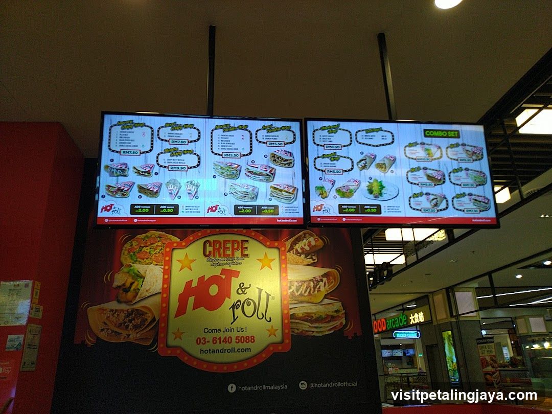 Food Court Menu Display