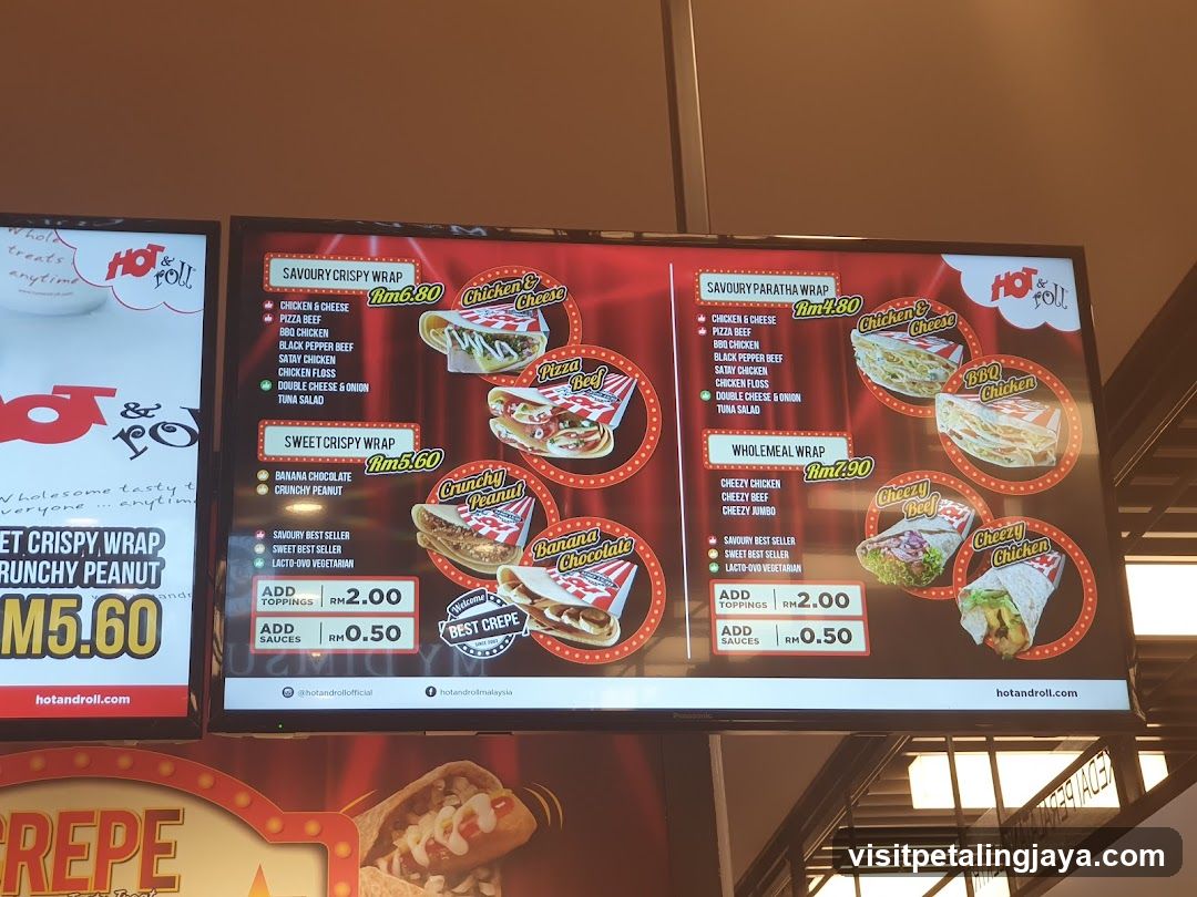 Hot & Foul Menu Board