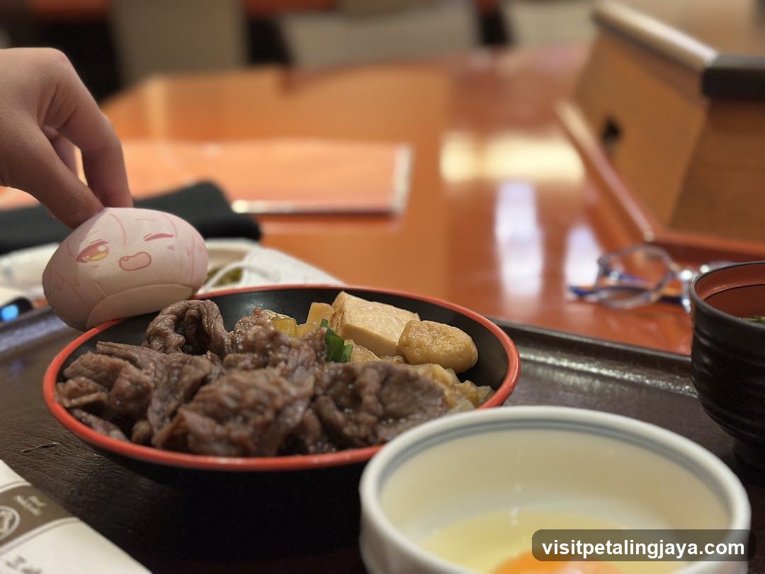 Japanese Meal with Toy Egg