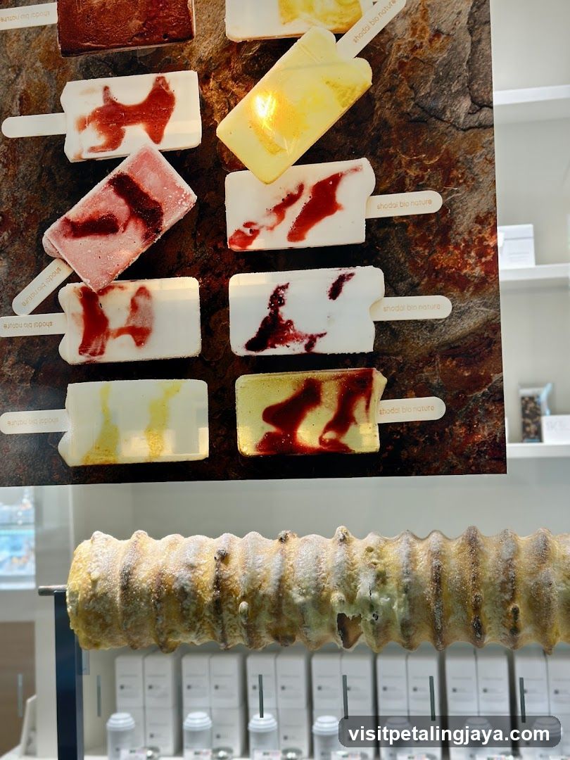 Popsicles and Rotisserie Chicken Display