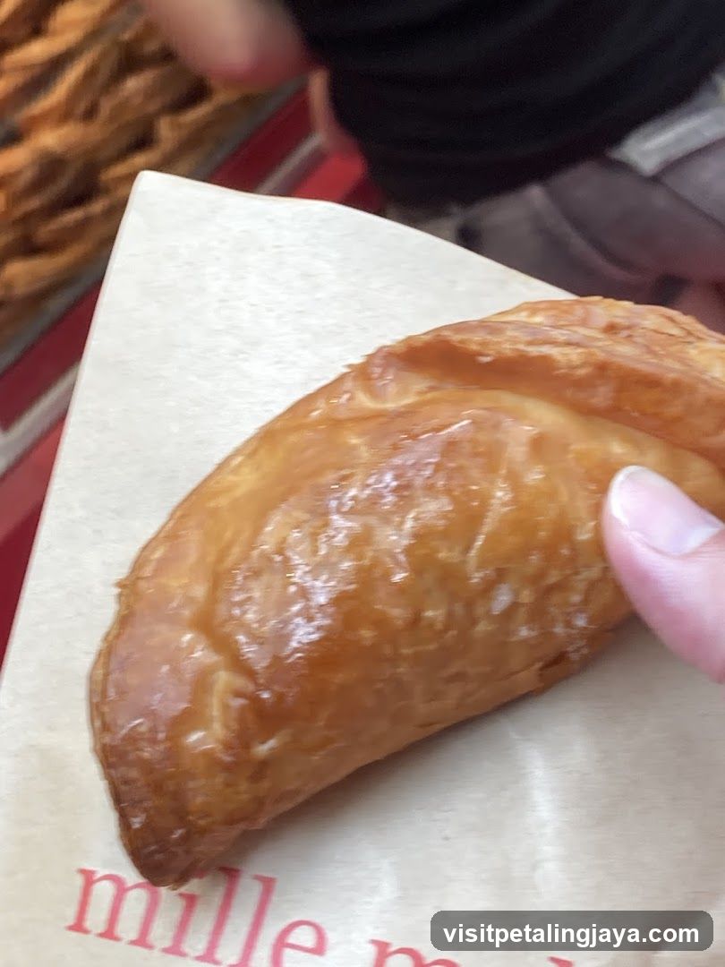 Pastry on Paper Wrapper