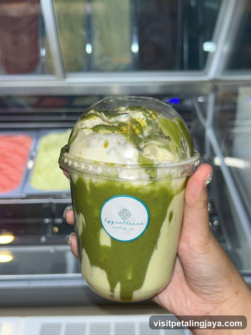 Matcha Waffle Cone