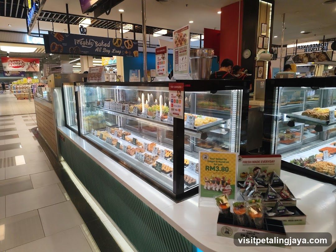 Bakery Display Case in Mall Food Court