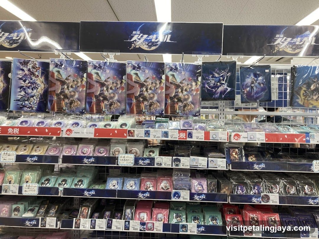 Genshin Impact Merchandise Display