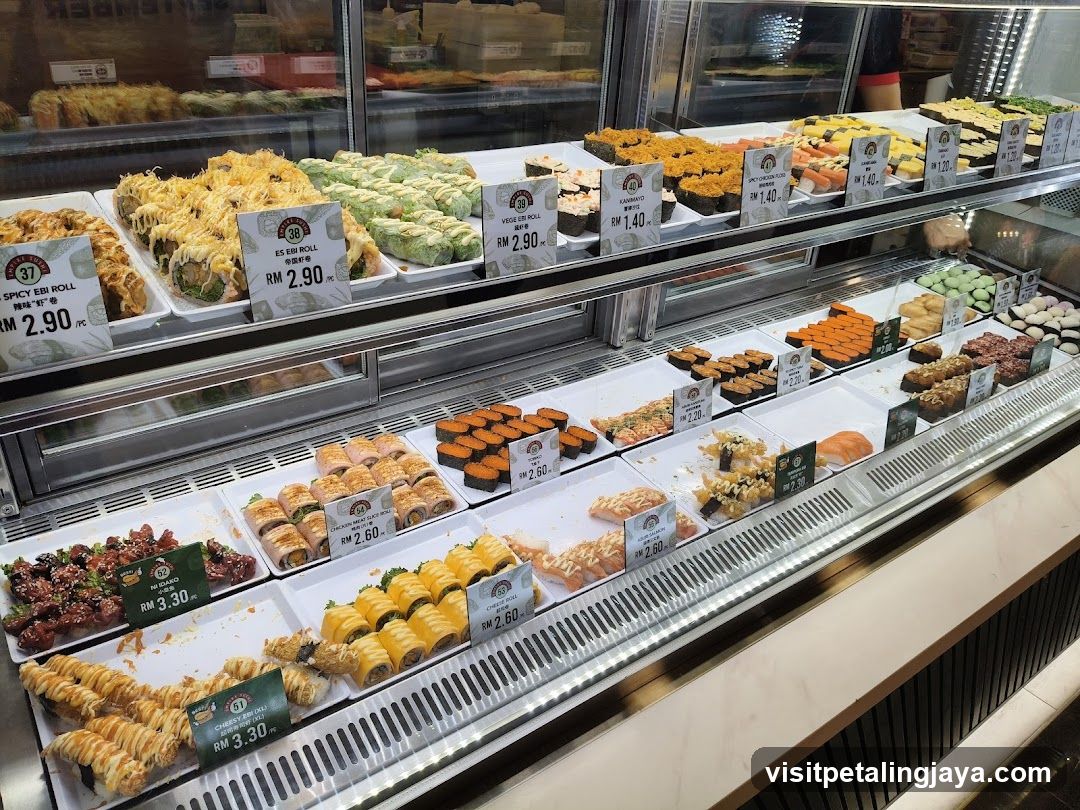 Sushi and Seafood Display Case