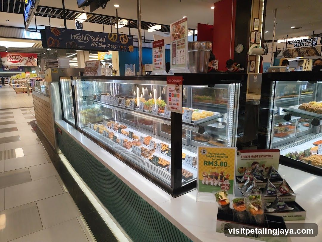 Food Display Counter in Mall