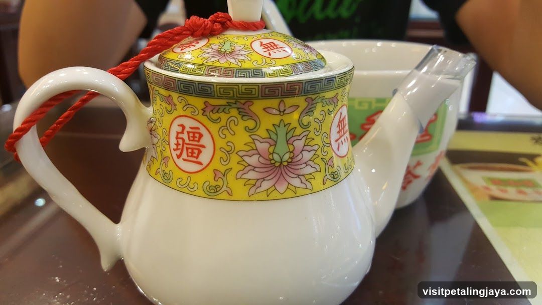 Decorative Teapot with Red String