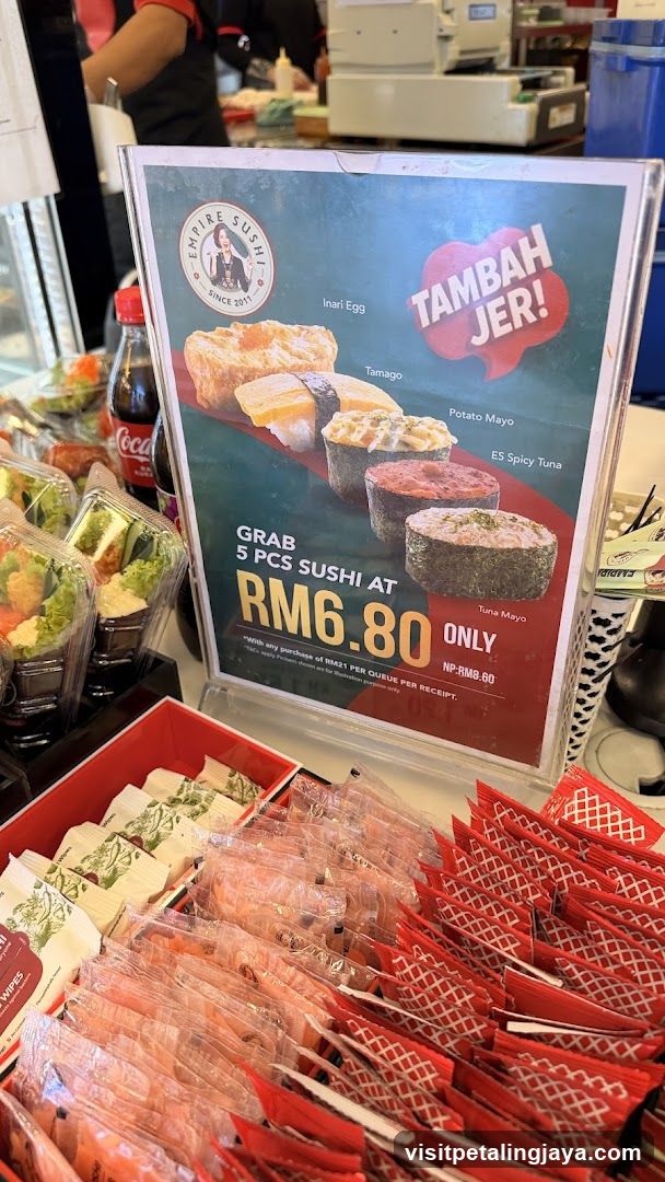Sushi Promotion Display