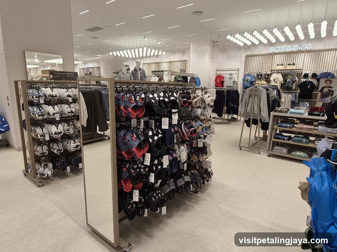 Boys Clothing Section Interior