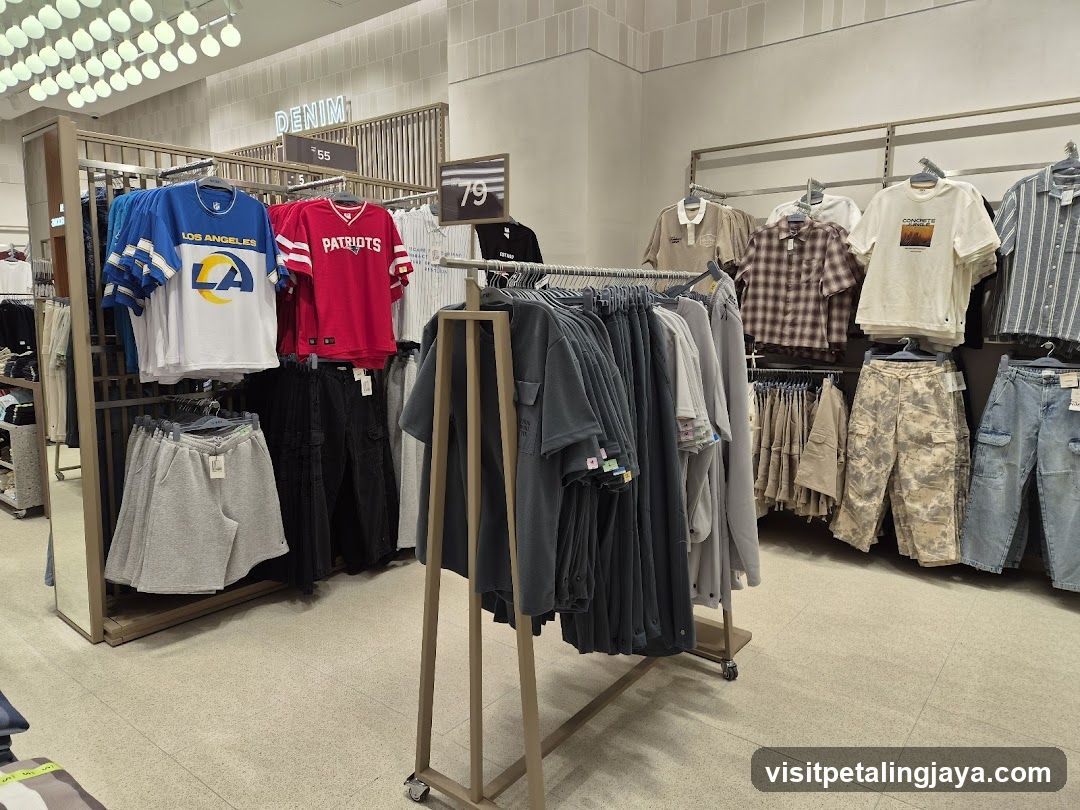 Clothing Store Interior Display