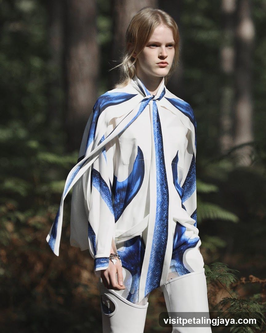 Fashion Model in Forest