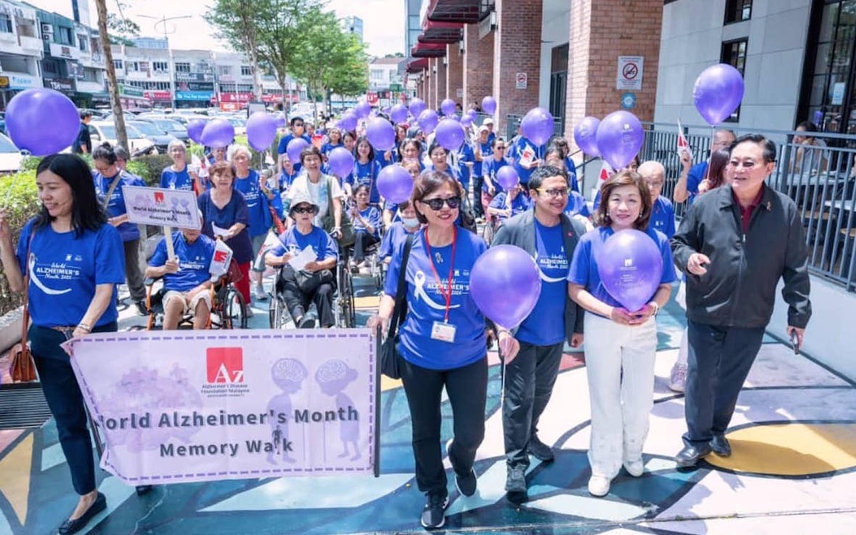 World Alzheimer's Month Memory Walk at Megah Rise Mall, Taman Megah, Petaling Jaya
