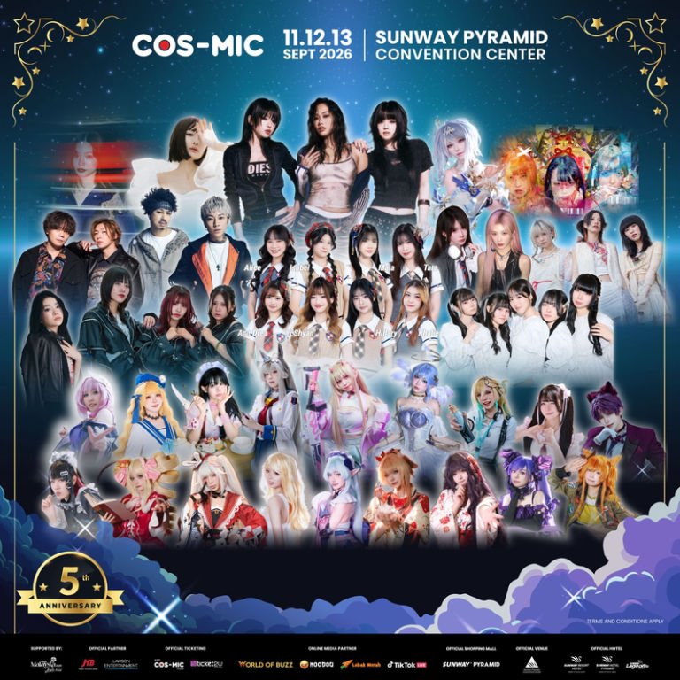 Cos-Mic 2026 key visual for Sunway Pyramid Convention Centre