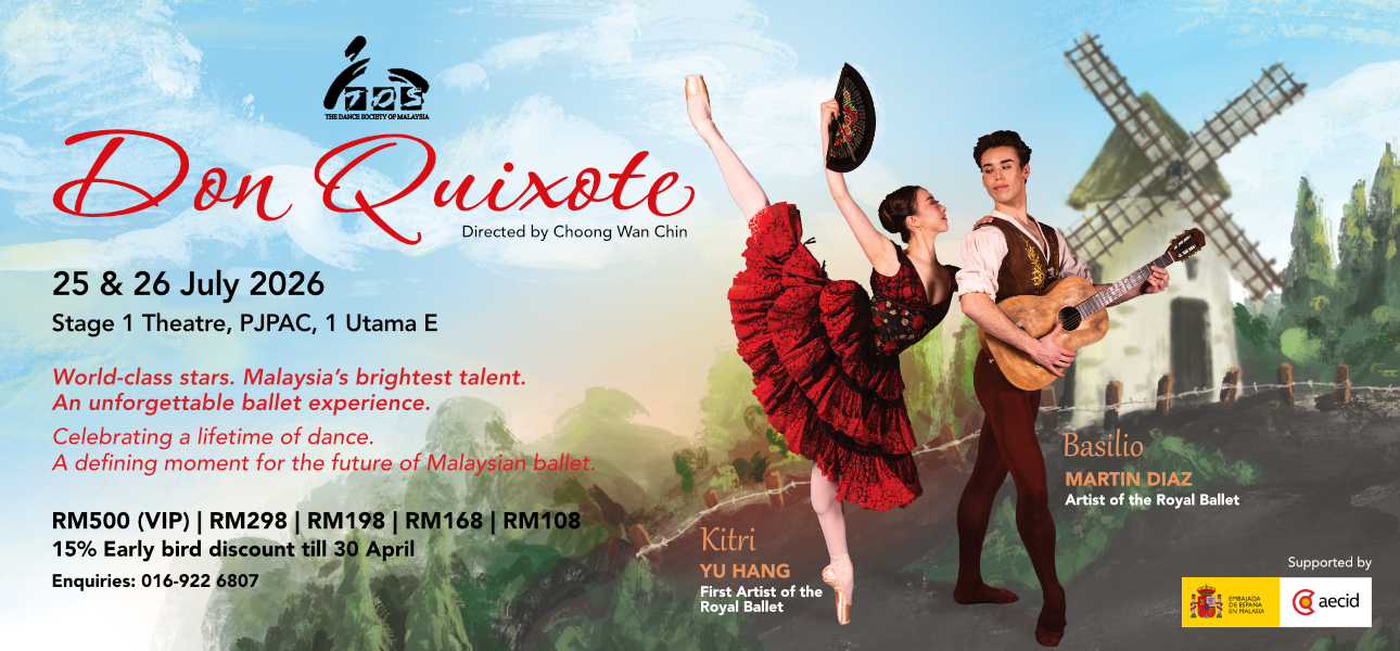 Don Quixote Ballet at PJPAC: Royal Ballet Stars Yu Hang and Martin Diaz in 1 Utama
