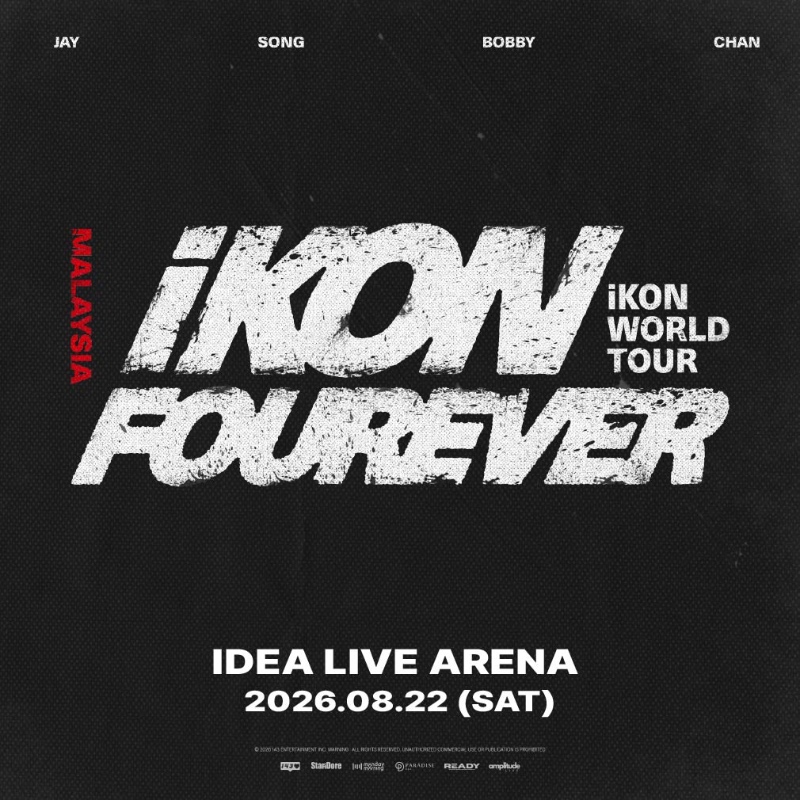 iKON FOUREVER World Tour at idea Live Arena, 22 August 2026