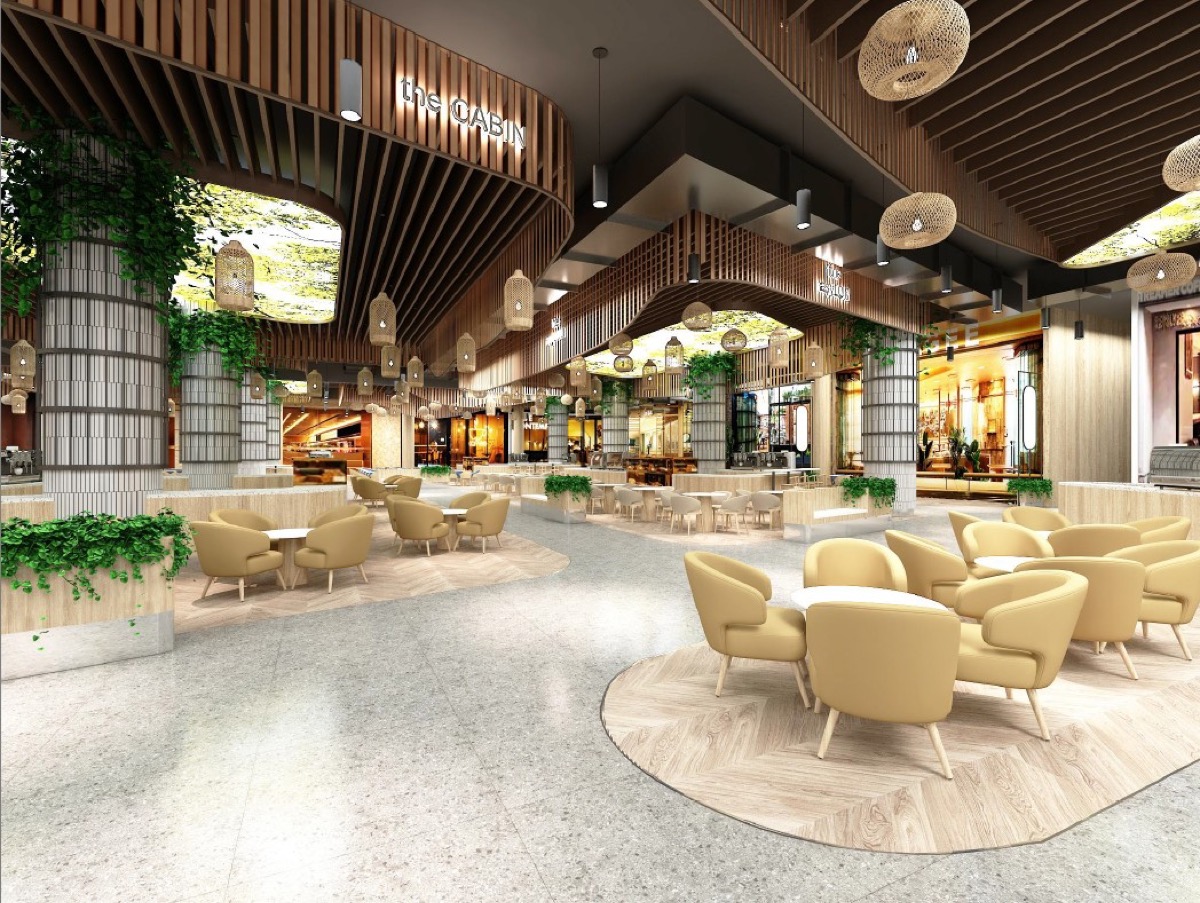 Artist impression of the food counters planned for IPC Gourmet Hall, Petaling Jaya